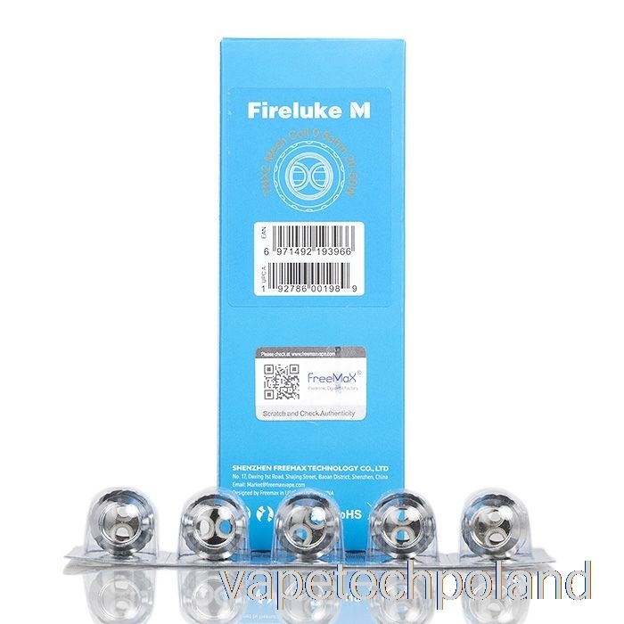 Sklep Vape Warszawa Freemax Fireluke M/tx Wymiana Siatki Cewki 0.5ohm Tnx2 Siatki Cewki